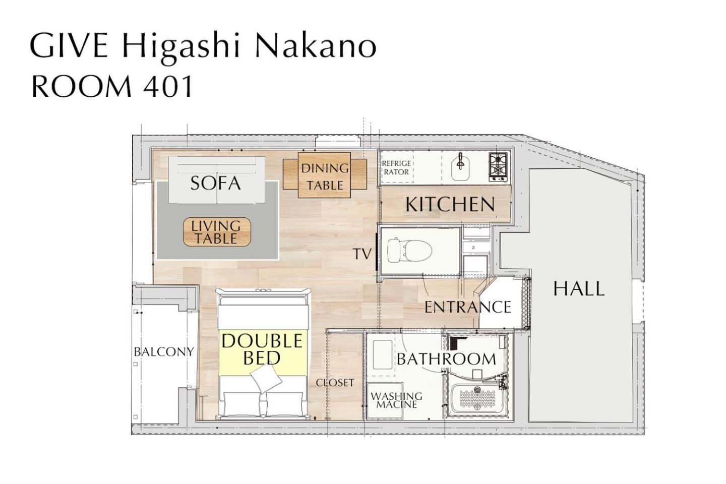 Give Higashi Nakano Apartment Tokyo Exterior photo