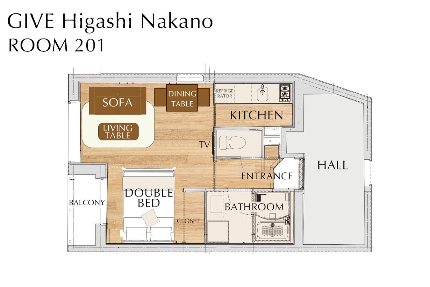 Give Higashi Nakano Apartment Tokyo Exterior photo